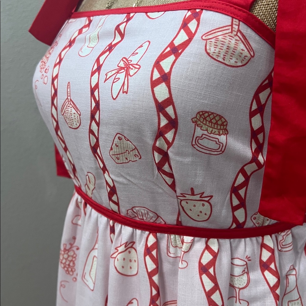 Red & Pink Maxi Dress Small 💗♥️ 🧁 dopamine dressing - Picture 4 of 11